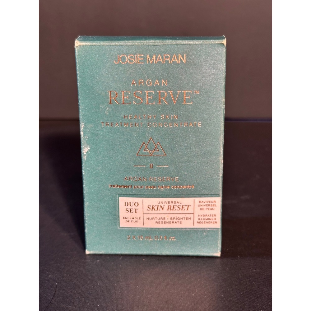 Josie Maran Argan Reserve Healthy Skin Treatment Concentrate Duo Set 2x 15ml